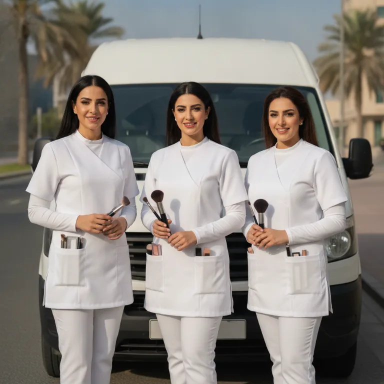 مكياج عروس فريق في نايف